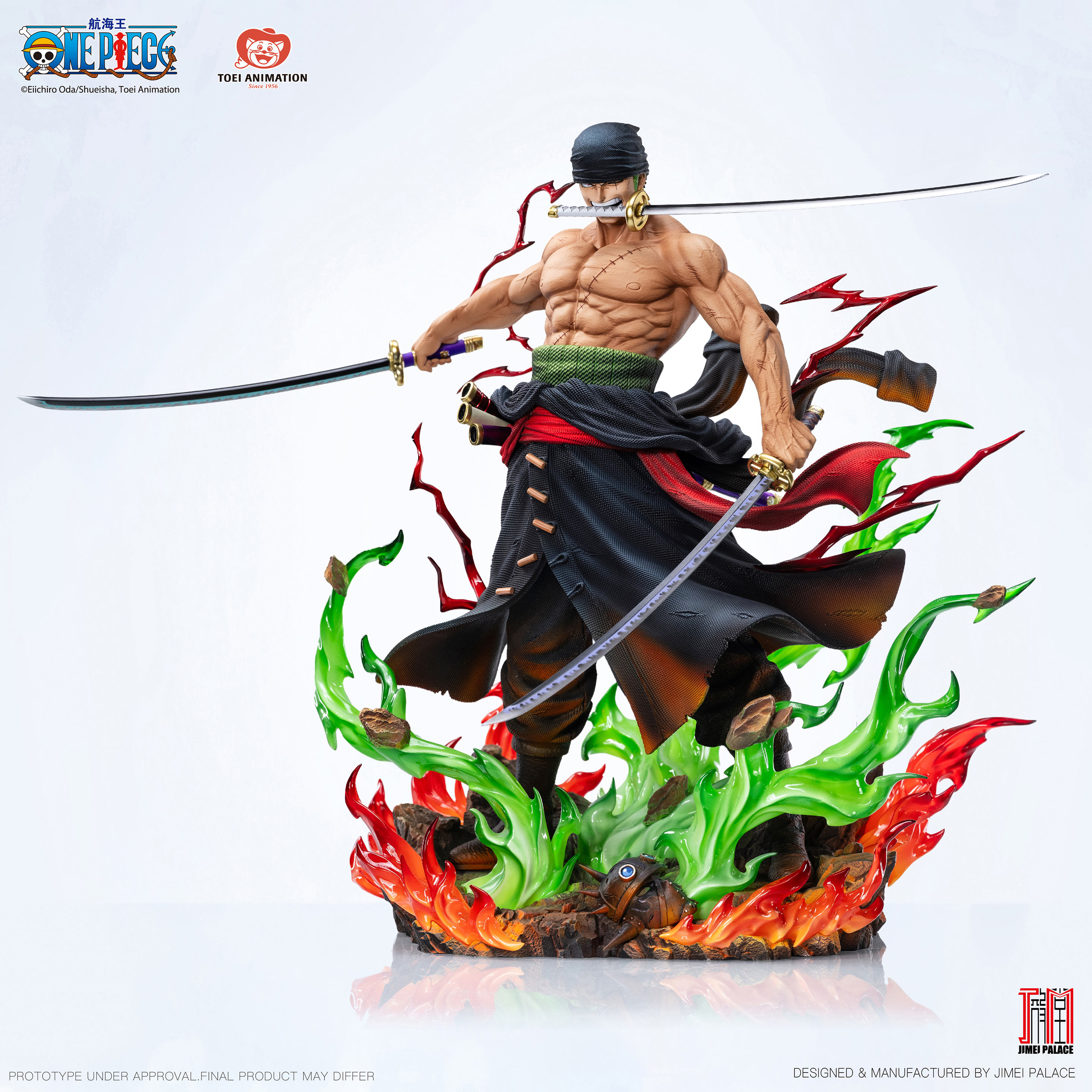 Officially Licensed 《ONE PIECE》Legendary Straw Hat Crew Series RORONOA ZORO 1/6 Collectible Statue
