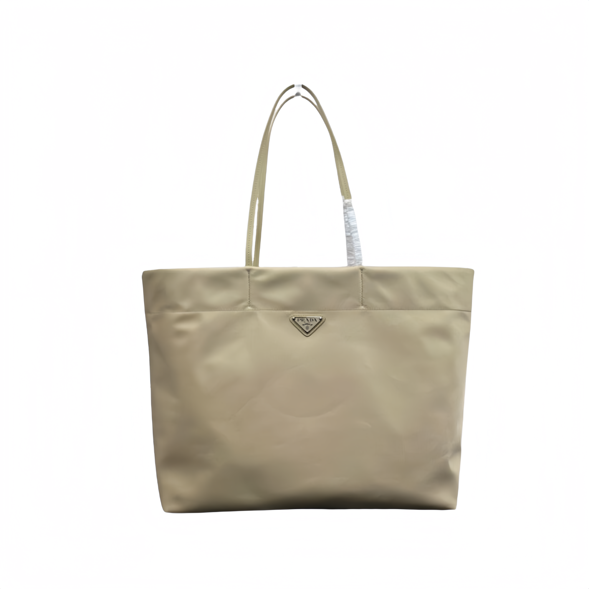 Prada Tessuto Synthetic Tote Bag Beige 35Cm
