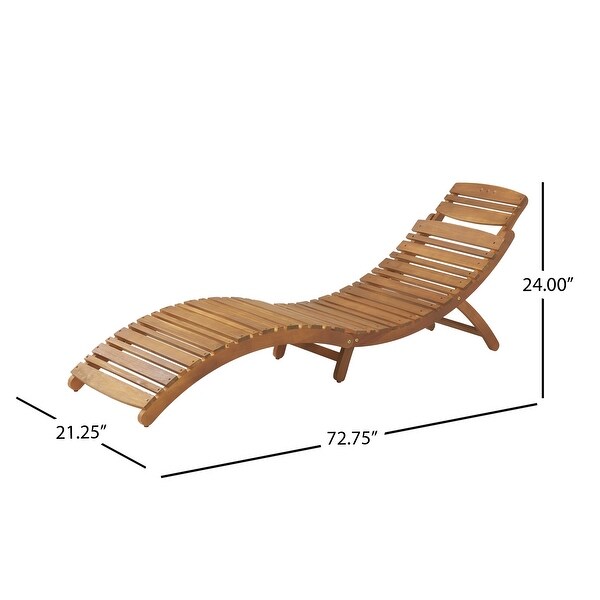 Lahaina Acacia Chaise Lounges (Set of 2) by Christopher Knight Home