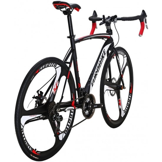 XC550 Road Bike 21 Speed Bike 54Cm Steel Frame 700C 3-Spoke Wheels Bicycle
