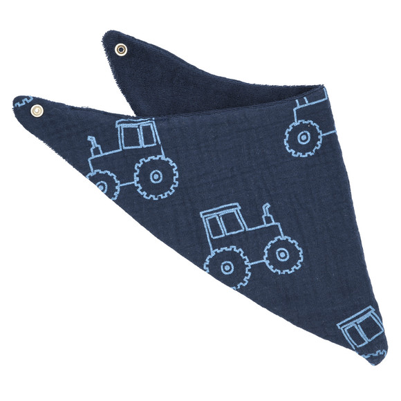 Topomini Baby Musselin-Bandana mit Frottee-Innenseite