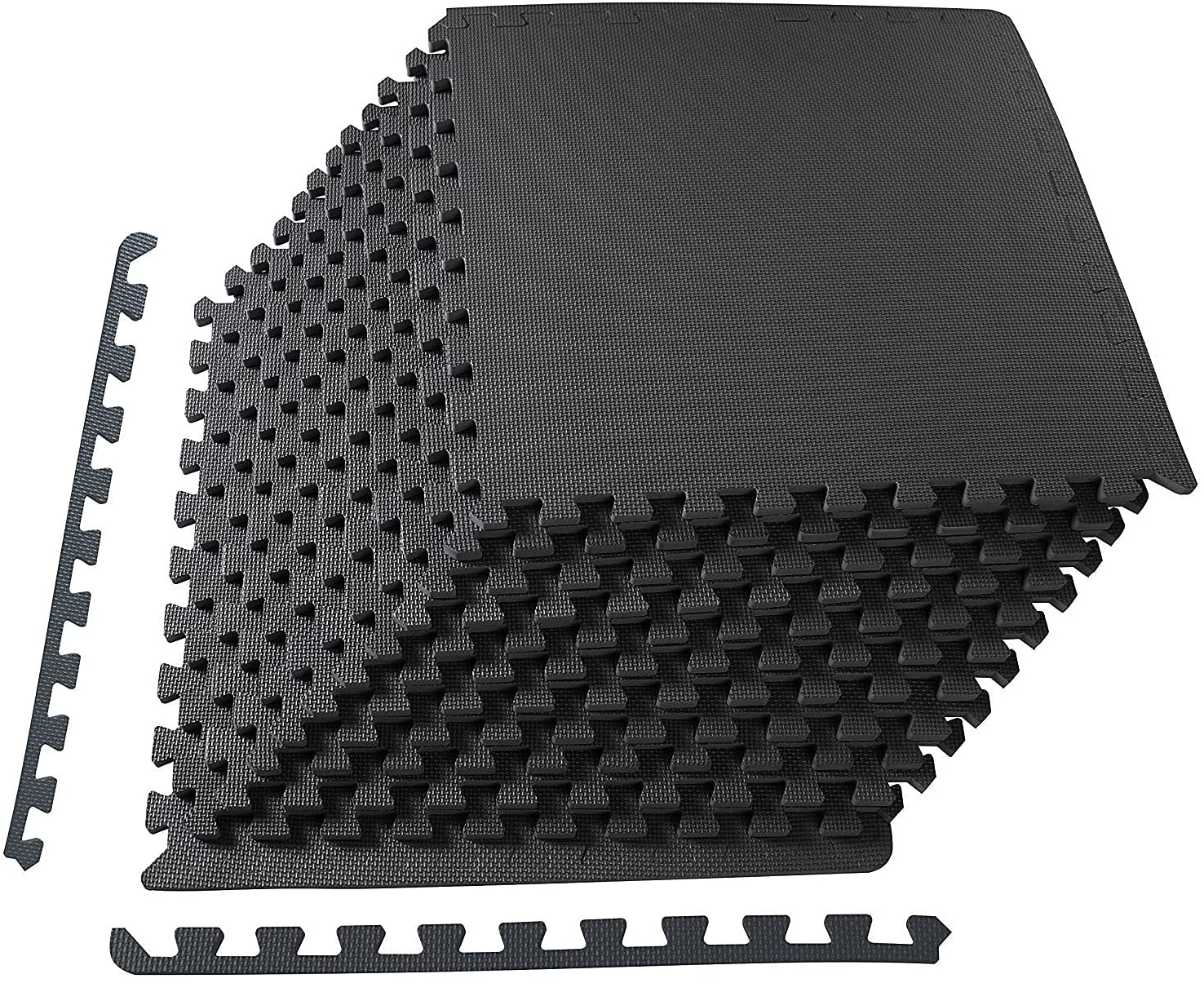 BalanceFrom Puzzle Exercise Mat with EVA Foam Interlocking Tiles