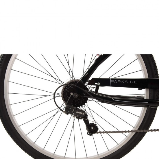 27.5″ Mens’ Parkside&trade; 7-Speed Bike, Black