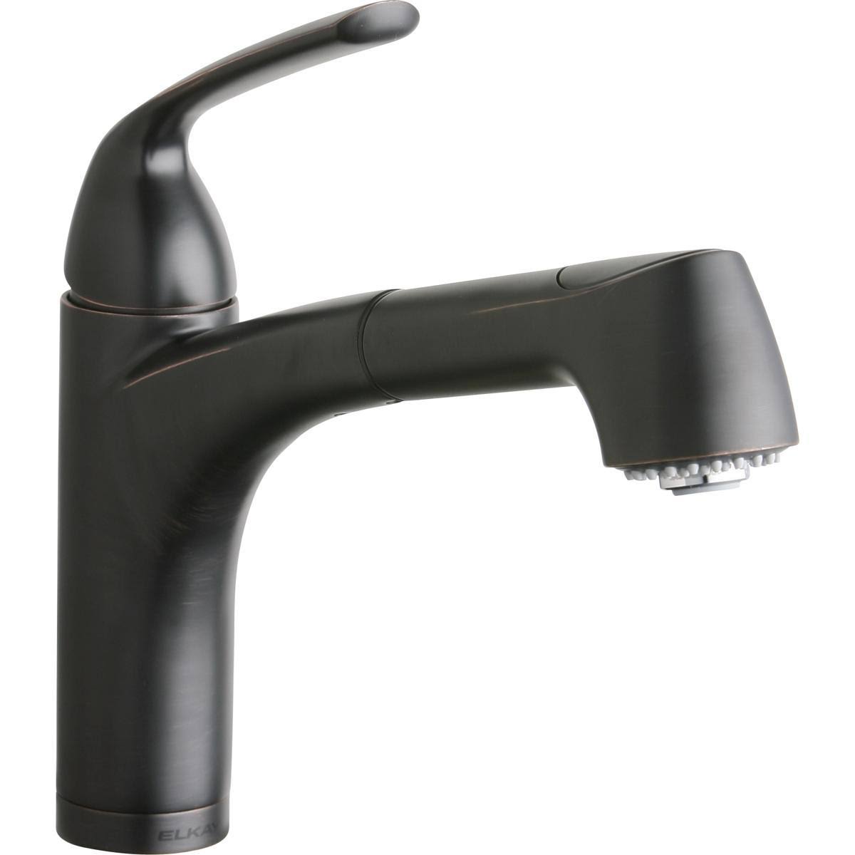 Elkay LKGT1042NK Gourmet Pull Out Bar Faucet Brushed Nickel