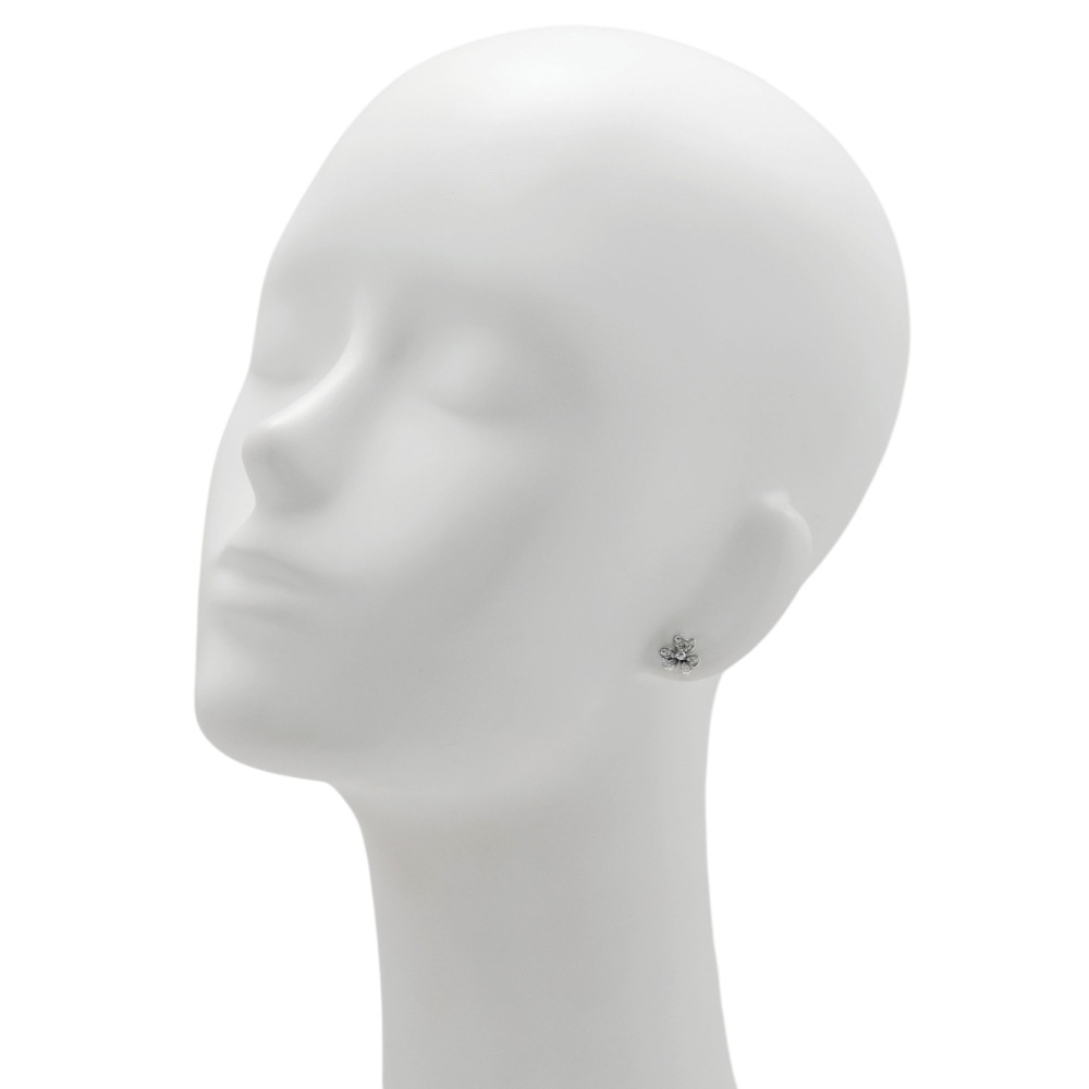 Van Cleef & Arpels Frivole Earrings 18K White Gold VCARP3W100
