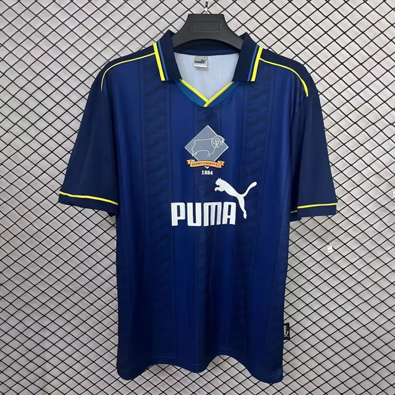 Retro Derby County Away Shirt 1995-96