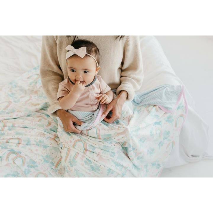 Copper Pearl Whimsy 3-Layer Jumbo Stretchy Quilt