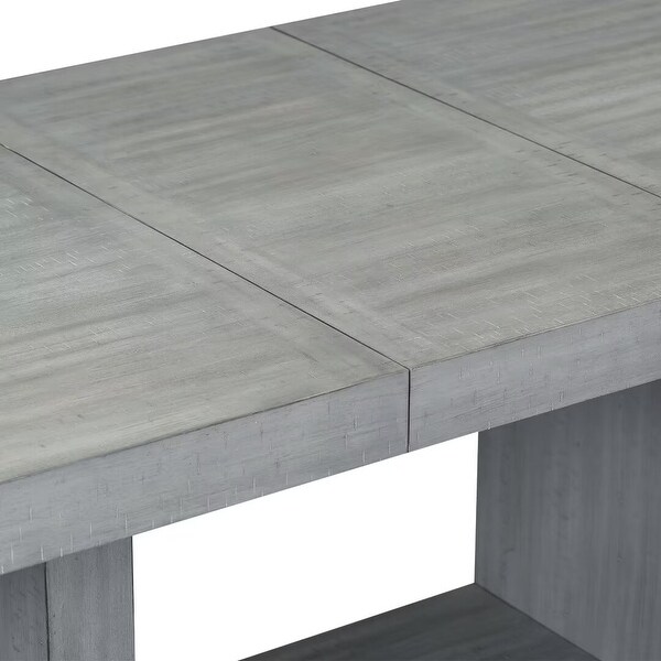 Extendable Dining Table Set with Removable Leaf,4 Upholstered Chair