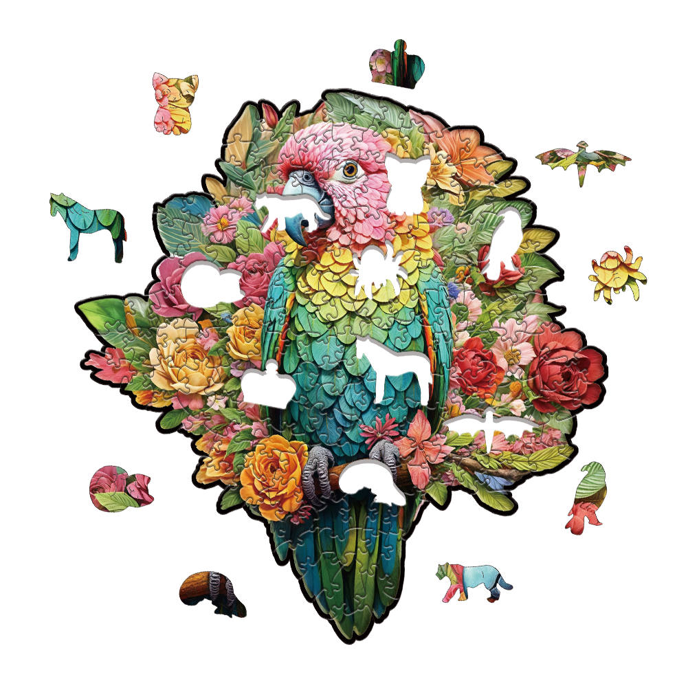 Animal Wooden Puzzle-Lovely Bird