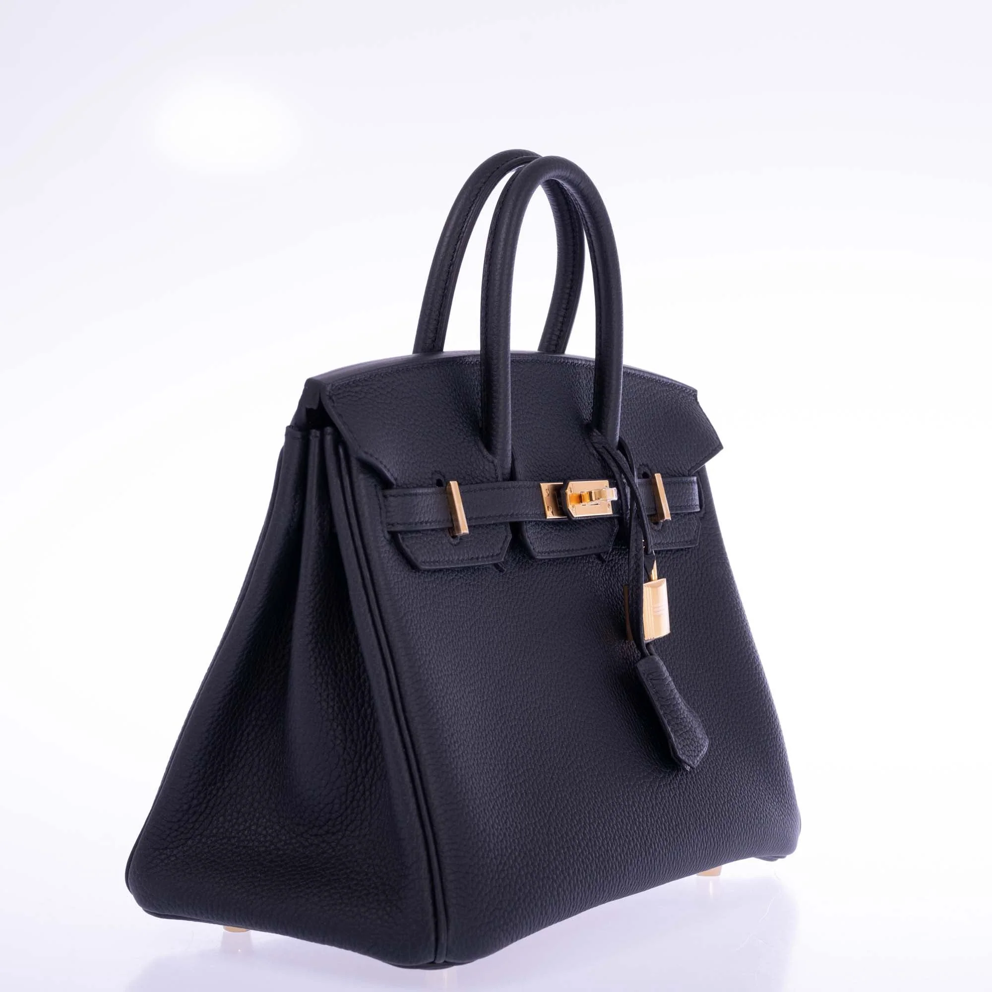 Hermès Birkin 25 Noir Togo Gold Hardware