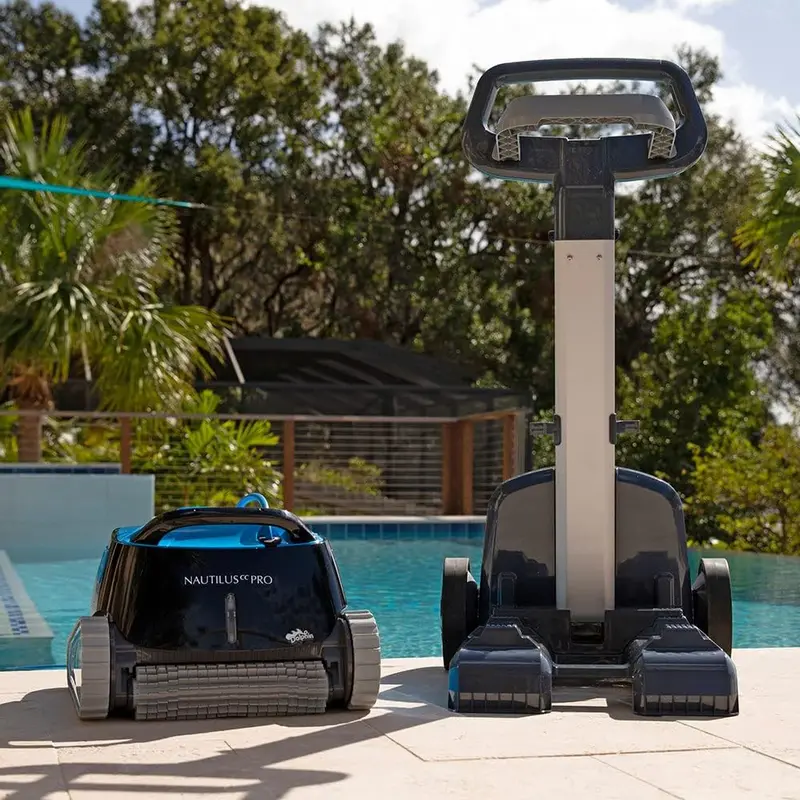 Robotic Pool Cleaner – Wall-Climbing Vacuum for Inground & Above-Ground Pools up to 33 Feet