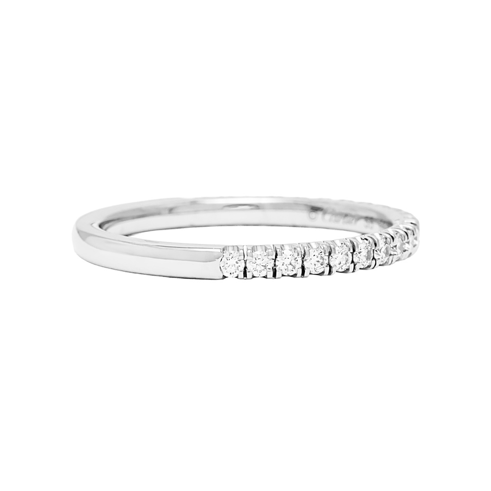 Cartier Ethancel Do Wedding Rings Semi-pave Setting Platinum Diamond B4221900