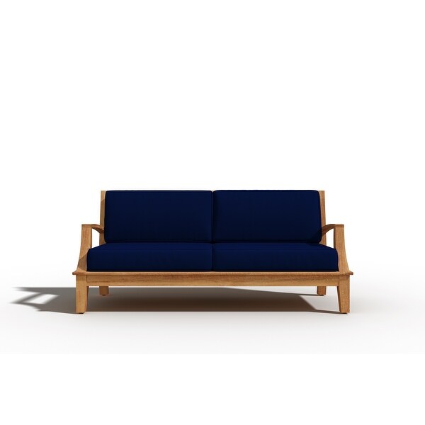 Eliane Teak Sofa with Sunbrella Cushion