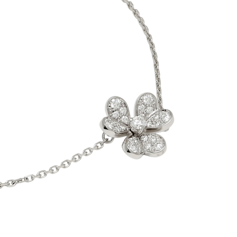 Van Cleef & Arpels Frivole Bracelet 18K White Gold Diamond VCARP3W200