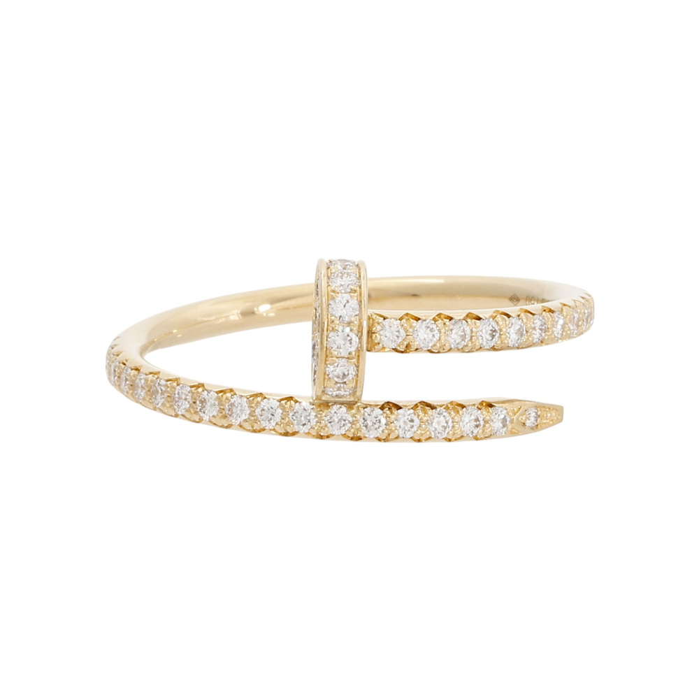 Cartier Juste un Clou Ring 18K Yellow Gold Diamond B4231500