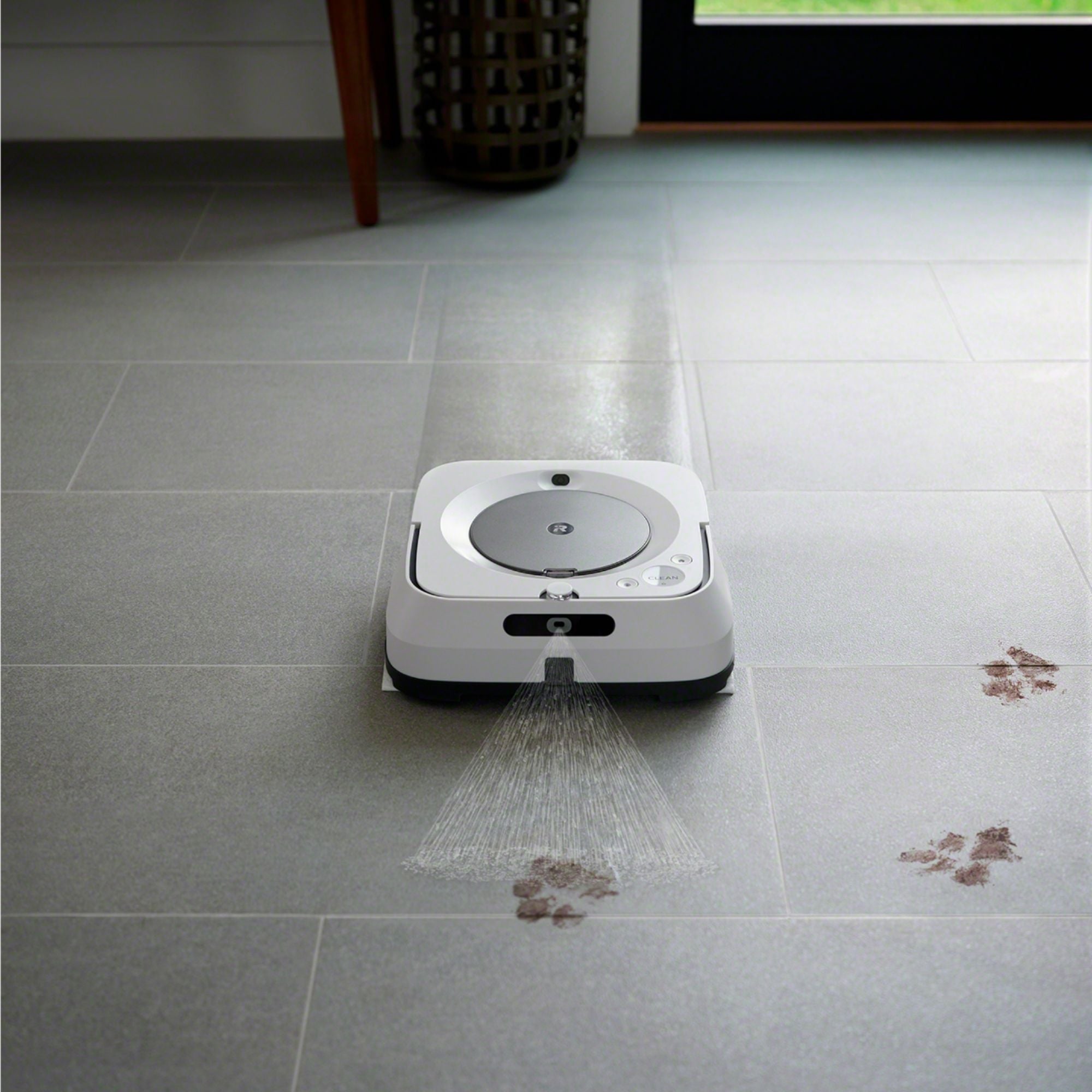 iRobot - Braava jet m6 Wi-Fi Connected Robot Mop - White