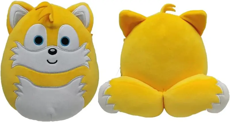 Squishmallows Kellytoy SEGA Sonic, Knuckles, Tails, Shadow Plush Toy (7
