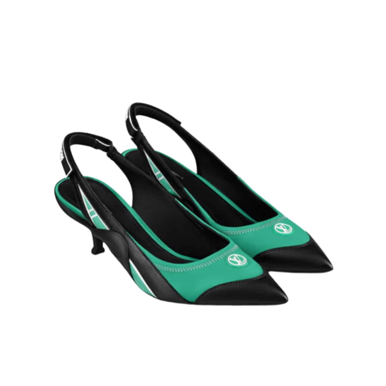 Louis Vuitton Archlight Slingback Pumps Green