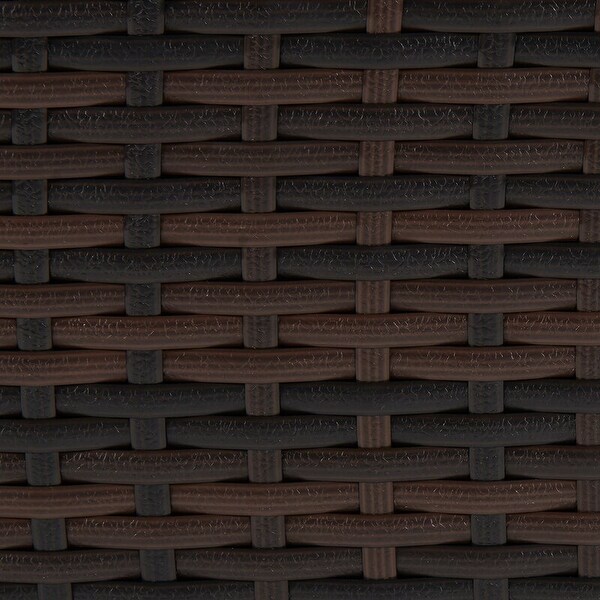 5piece Wicker Patio Conversation Furniture Set