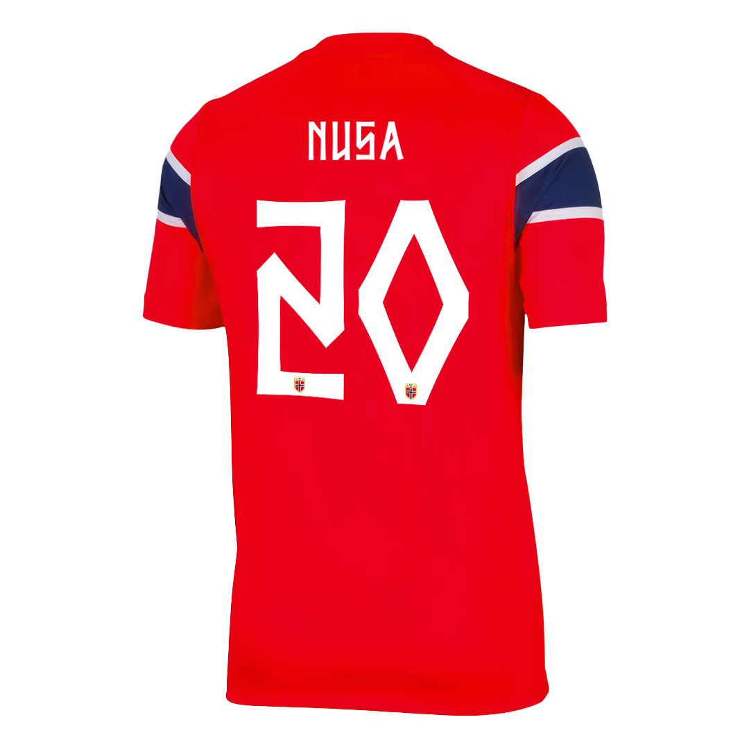 NUSA #20 Norway Home Soccer Jersey World Cup 2026