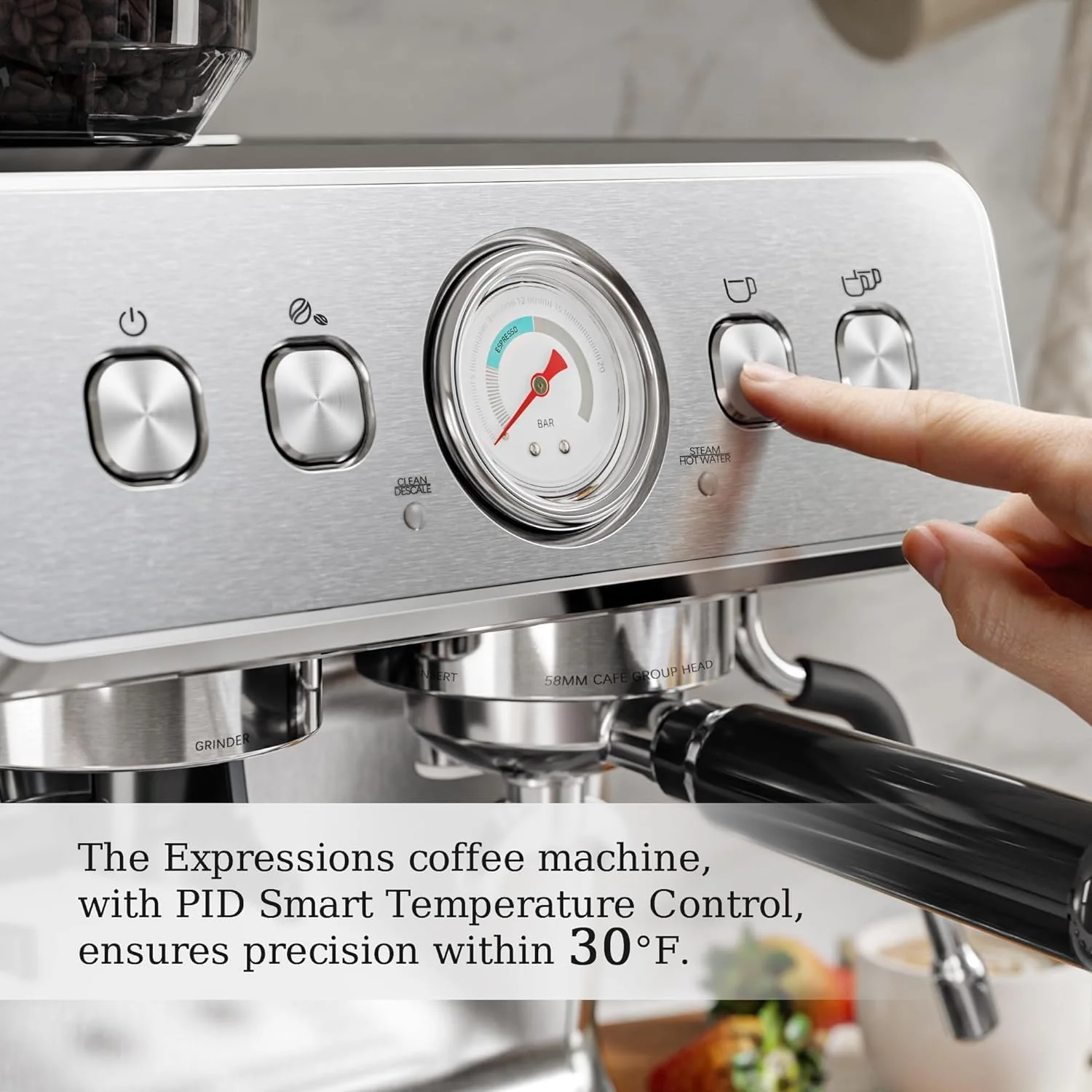Kismile Coffee Maker,  Programmable Drip Coffee Makers ,Timer, Self-cleaning,Stainless Steel