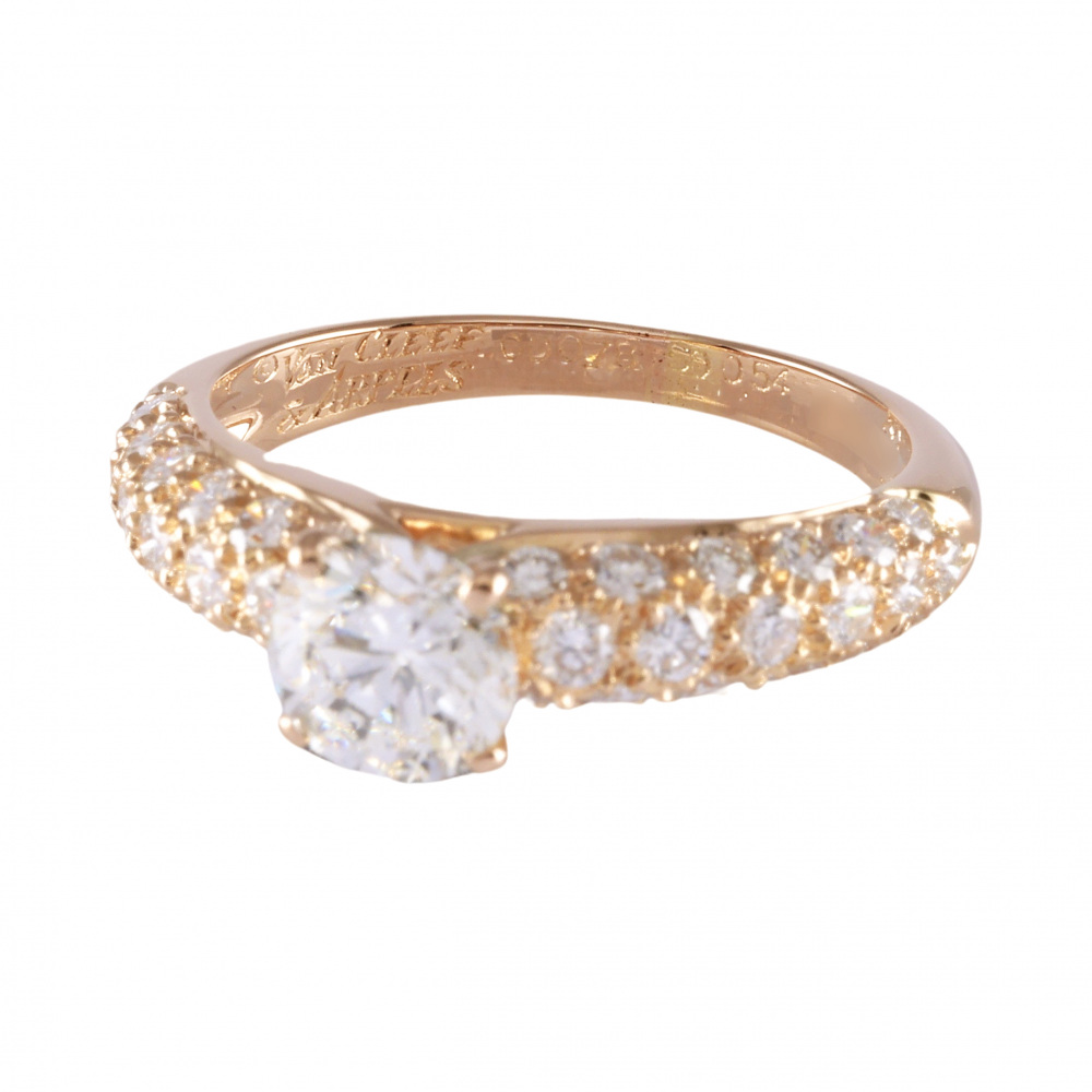 Van Cleef & Arpels K18PG Pink Gold Ring G