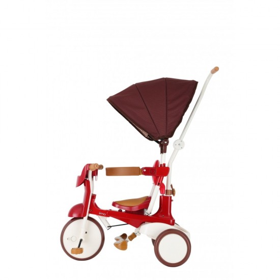 3-in-1 Foldable Tricycle with Canopy (Eternity Red)