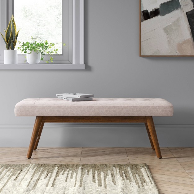 Copan Mid Century Bench Beige
