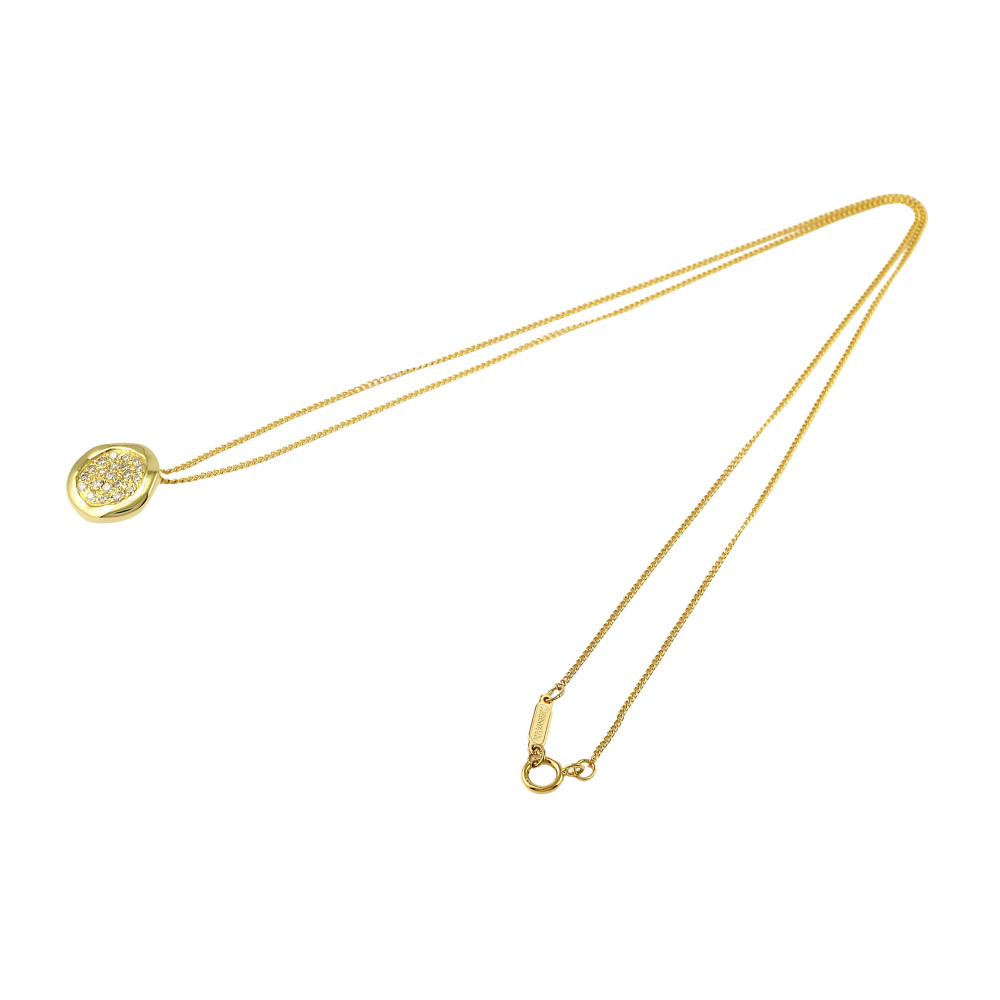 Tiffany & Co. Tiffany K18YG Yellow Gold Necklace Diamond