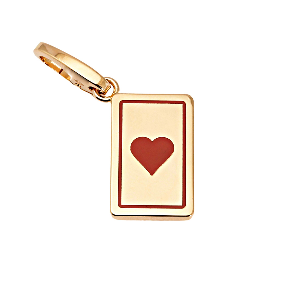 Cartier Playing Cards Heart K18 Pink Gold Charm B3034800