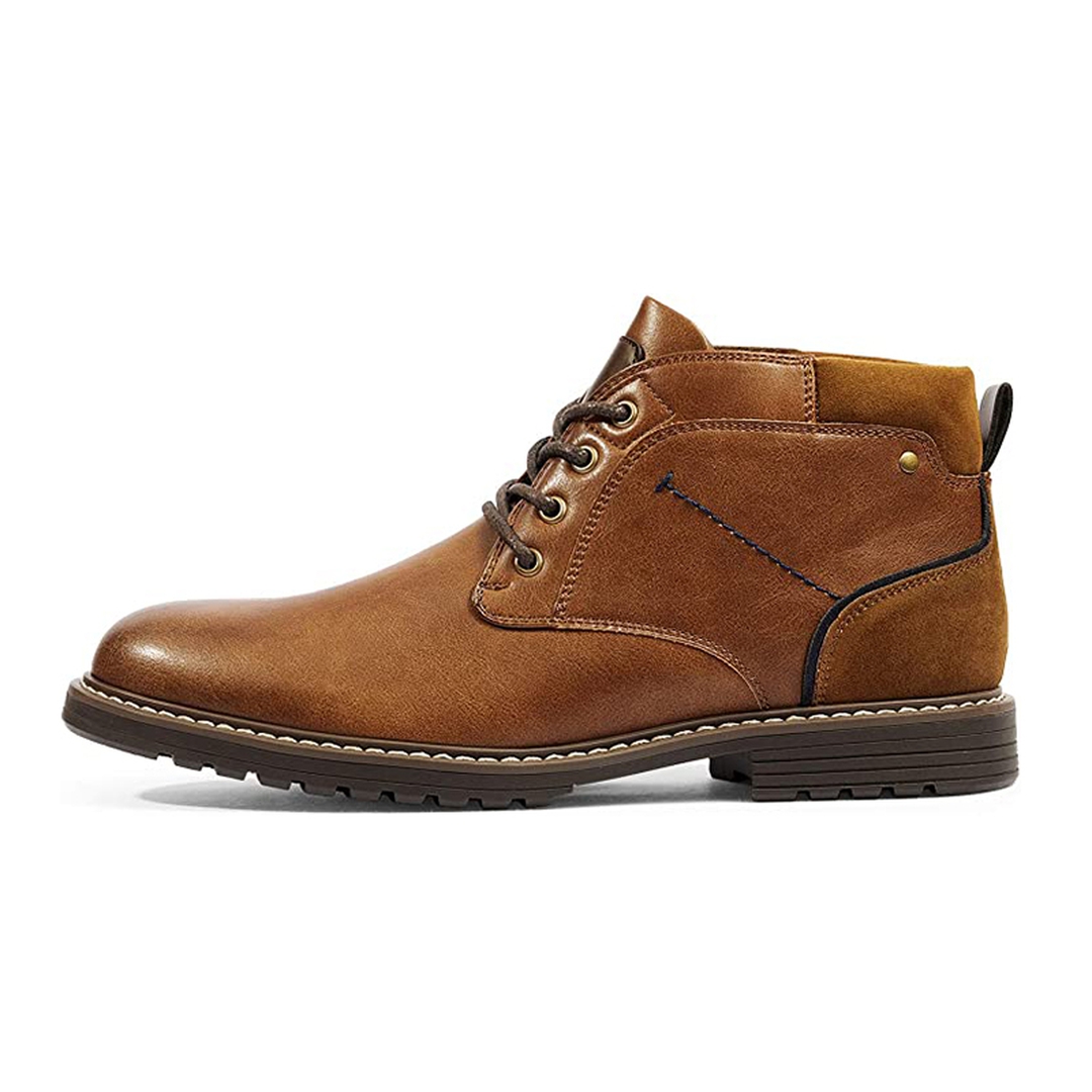 Men's Synthetic Leather Chukka Dress Boots