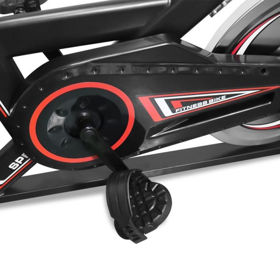 Clearance! Indoor Bicycle Fitness Trainer for, Stationary Cycling Bike with Wheels, Soft Saddlen Smooth Bike with Soft Saddle, Movement Exercise Equipment with Bottle Holder, 330lbs, S5891