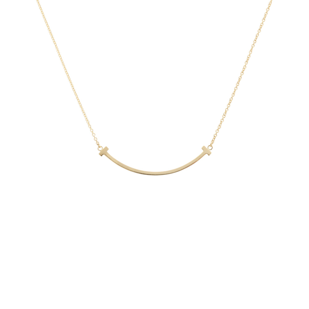 Tiffany & Co. Tiffany T Smile Necklace 18K Yellow Gold 60011679