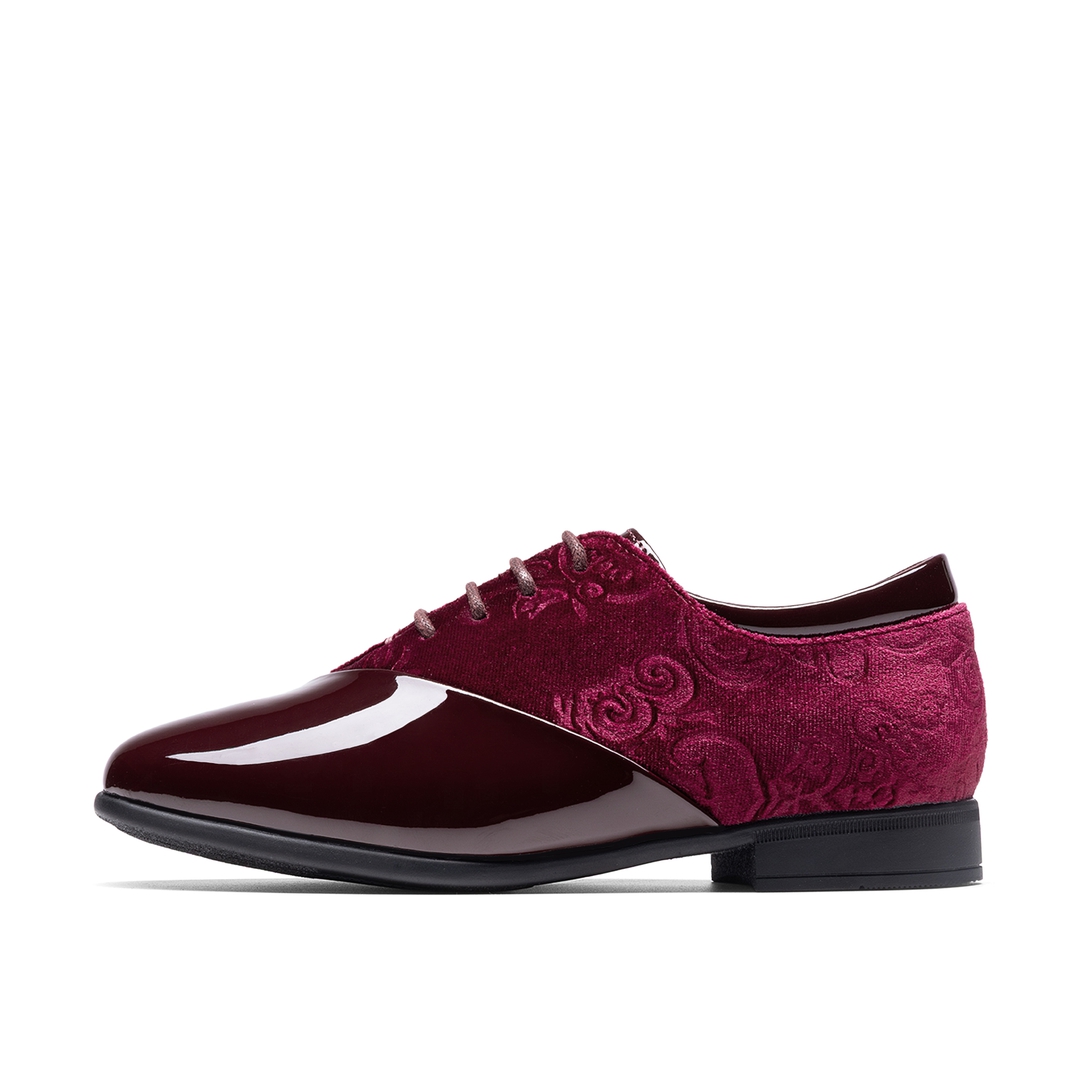 Boys Dress Shoes Formal Patent Velvet Tuxedo Oxford Shoes