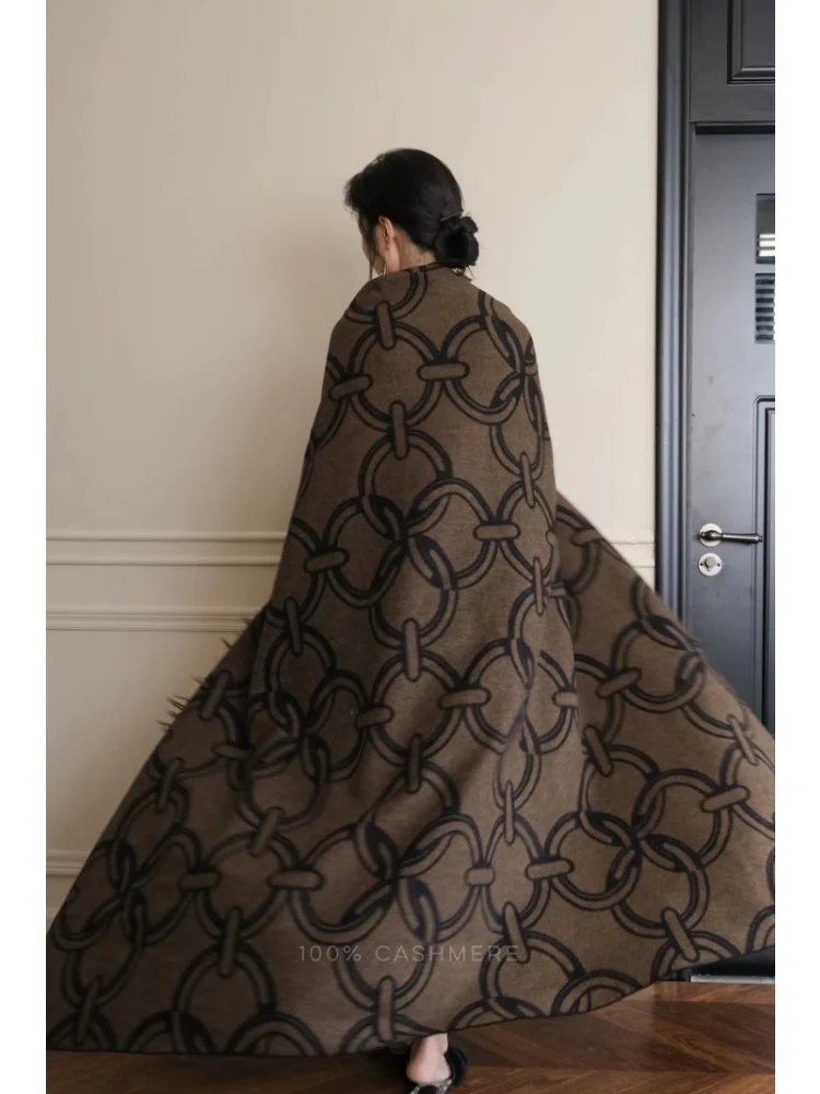 CP054 - Wool & Cashmere Throw Blanket - 220x140cm