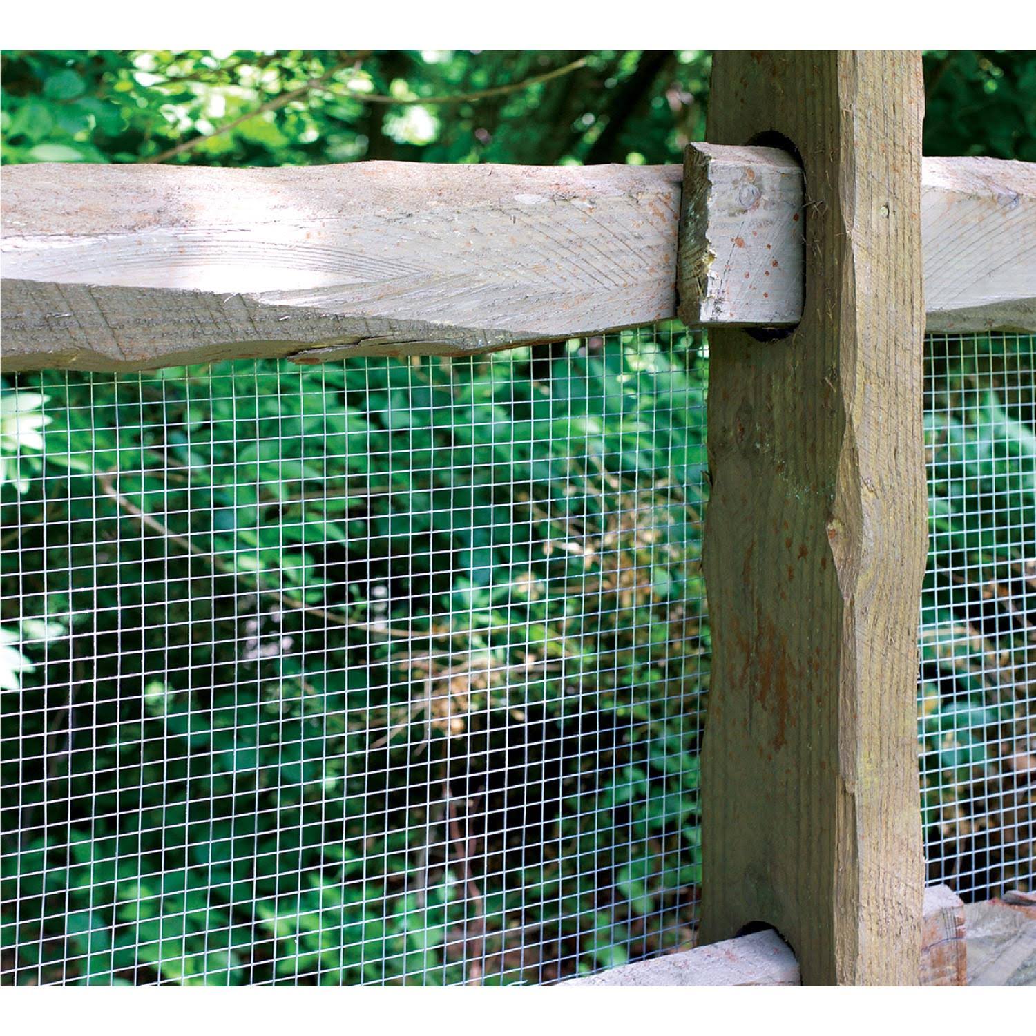 Garden Zone 48 in. W x 25 ft. L Silver Steel Hardware Cloth