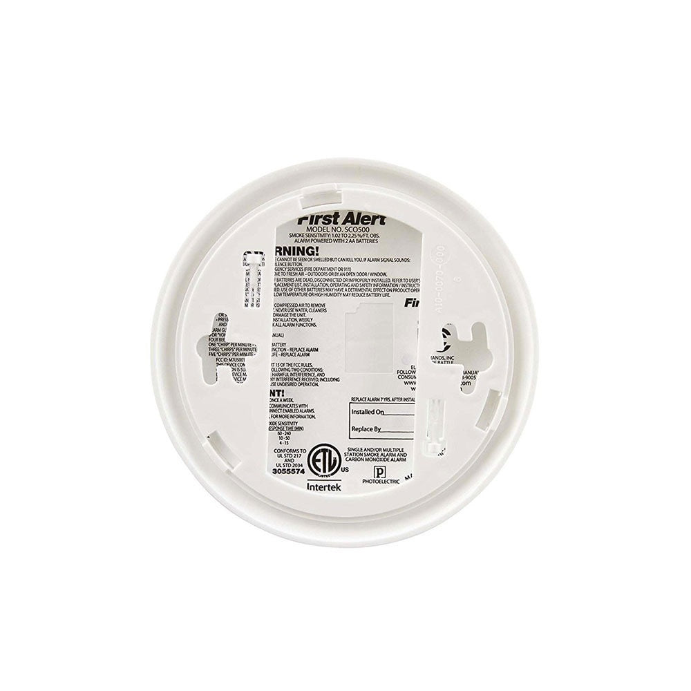 Wireless Interconnect Talking Battery Operated Smoke and Carbon Monoxide Alarm;