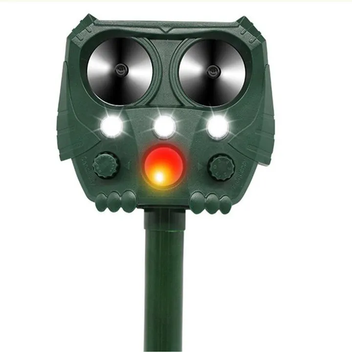 Ultrasonic Squirrel Repeller -Solar Powered-Get Rid of Squirrel