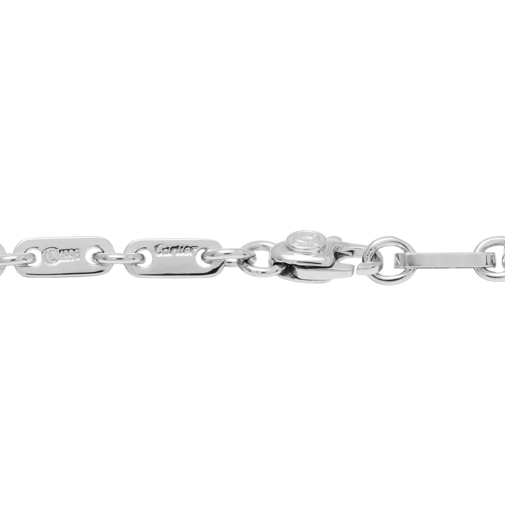 Cartier Figaro Bracelet 18K White Gold B6014100