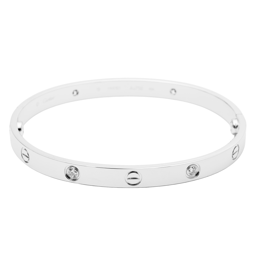 Cartier Love Bracelet 18K White Gold Diamond B6035800