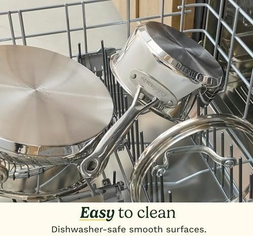 Stainless Steel 11-Piece Set Chef’s-Classic-Stainless-Cookware-Collection