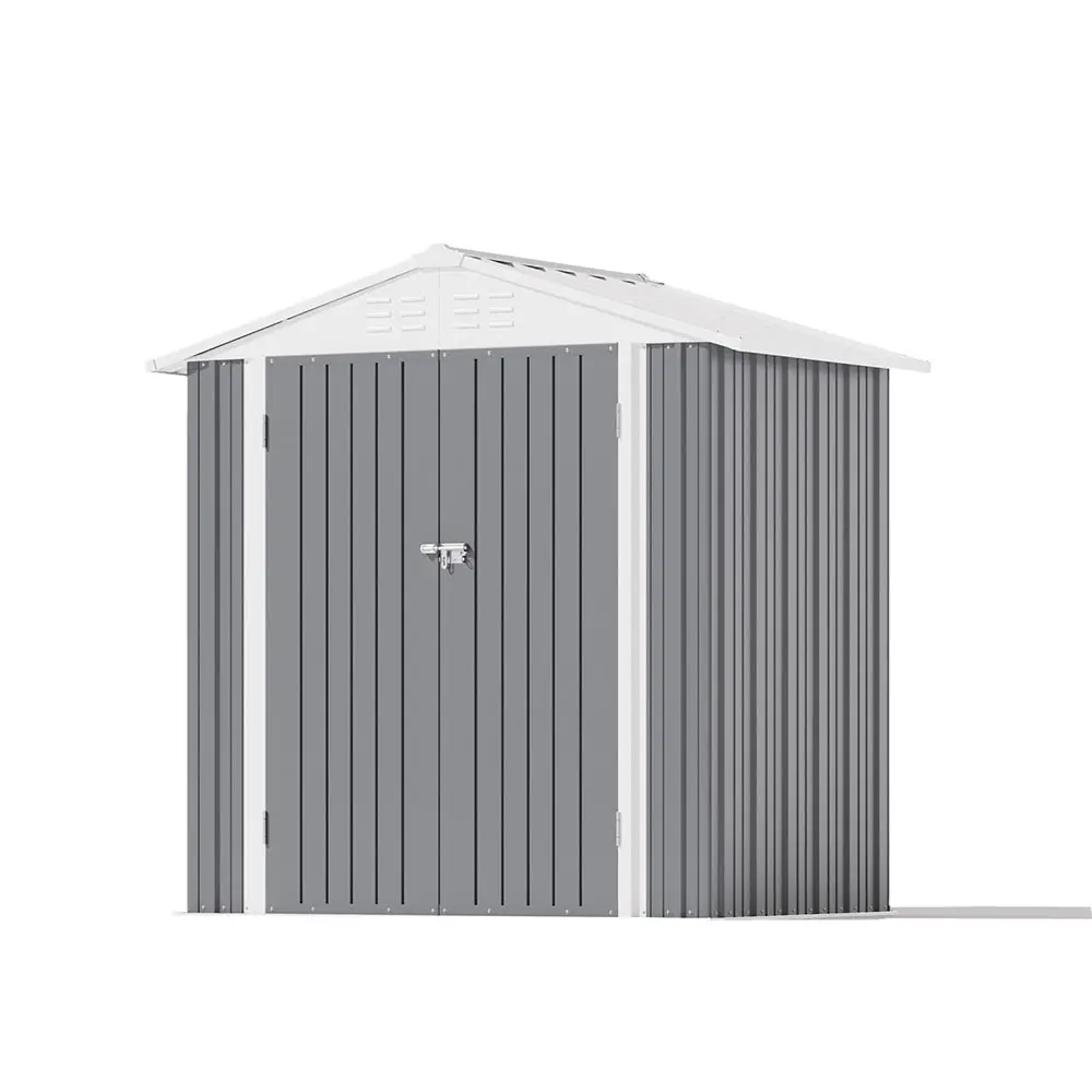 Patiowell 6x4 Metal Shed Pro With Peak Roof