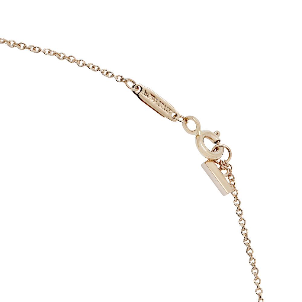 Tiffany & Co. Tiffany T Smile Necklace 18K Rose Gold Diamond 74956963