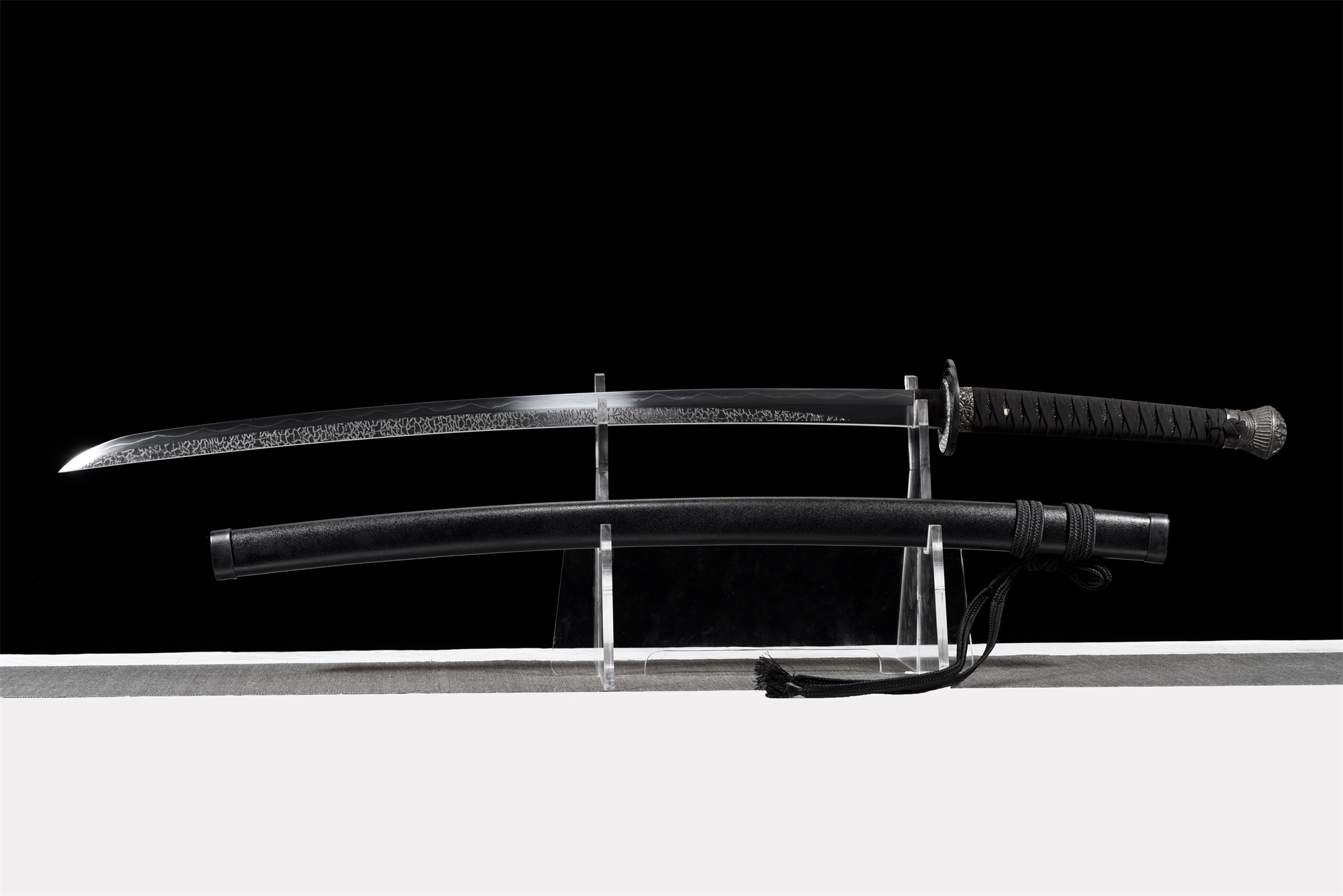 Elden Ring Moonveil – T10 Clay Tempered Katana, Full Tang