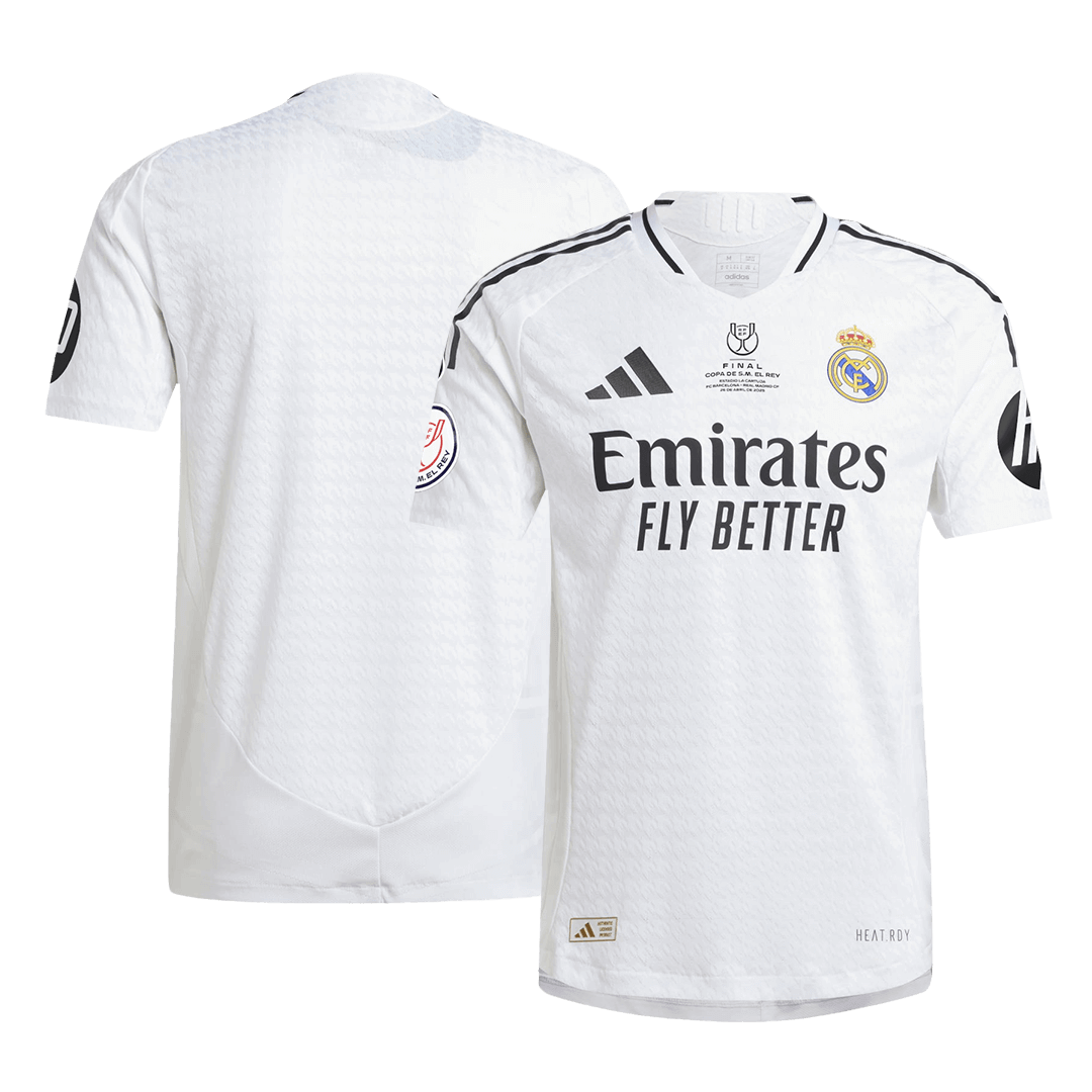 Real Madrid Home Player Version Jersey - Copa del Rey Final