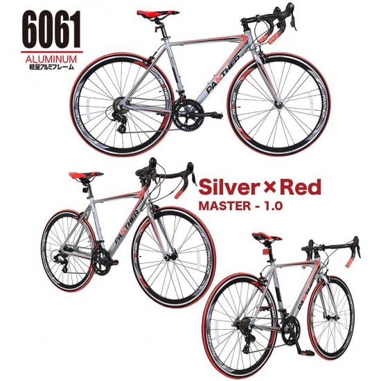 Road Bike Master Series 16speeds,STI Brake Shifting Integrated Controller,Aluminum Frame,700 × 25C,Drop Handlebars,Quick Disassembled Wheel