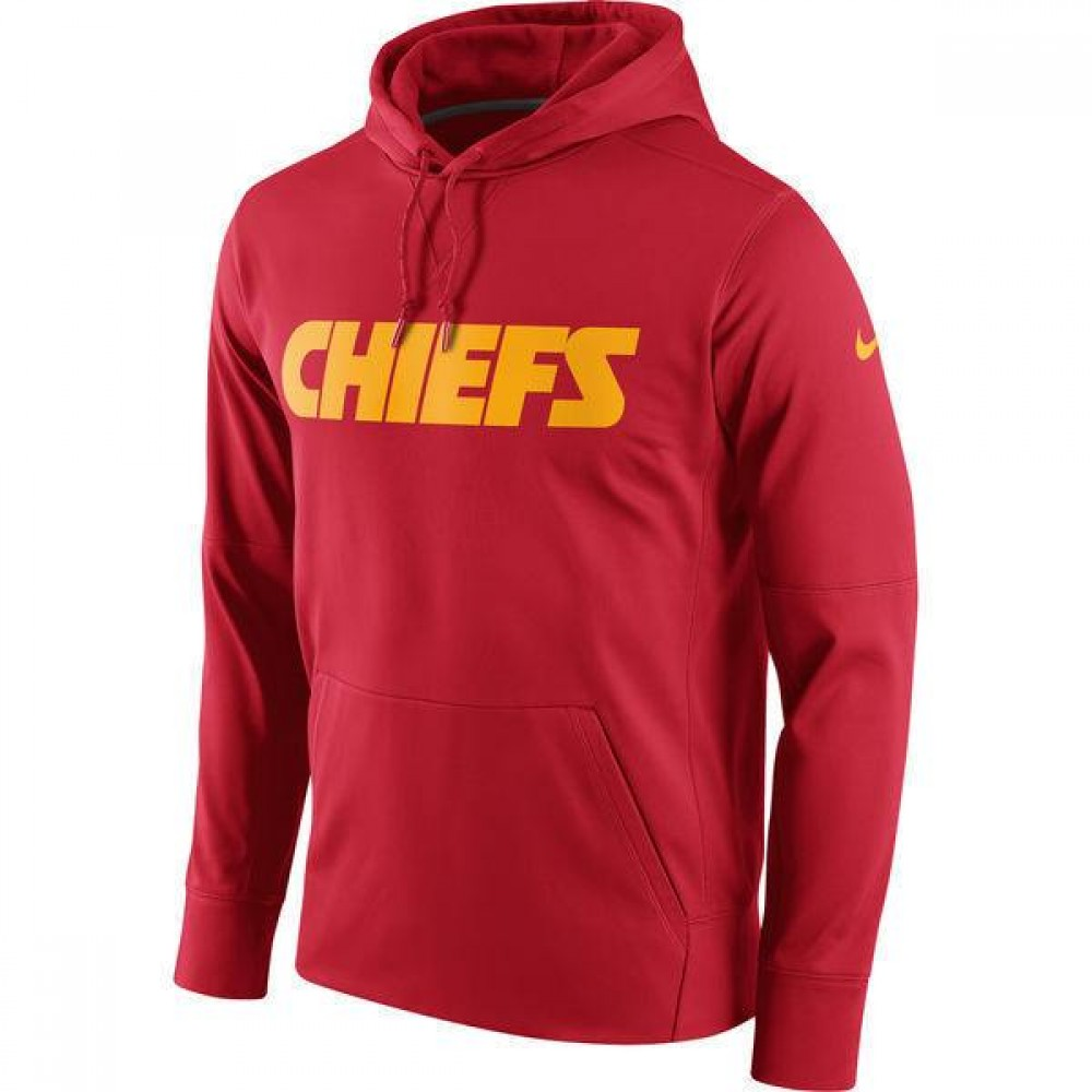 Men's Kansas City Chiefs Club Therma NFL Pullover Hoodie