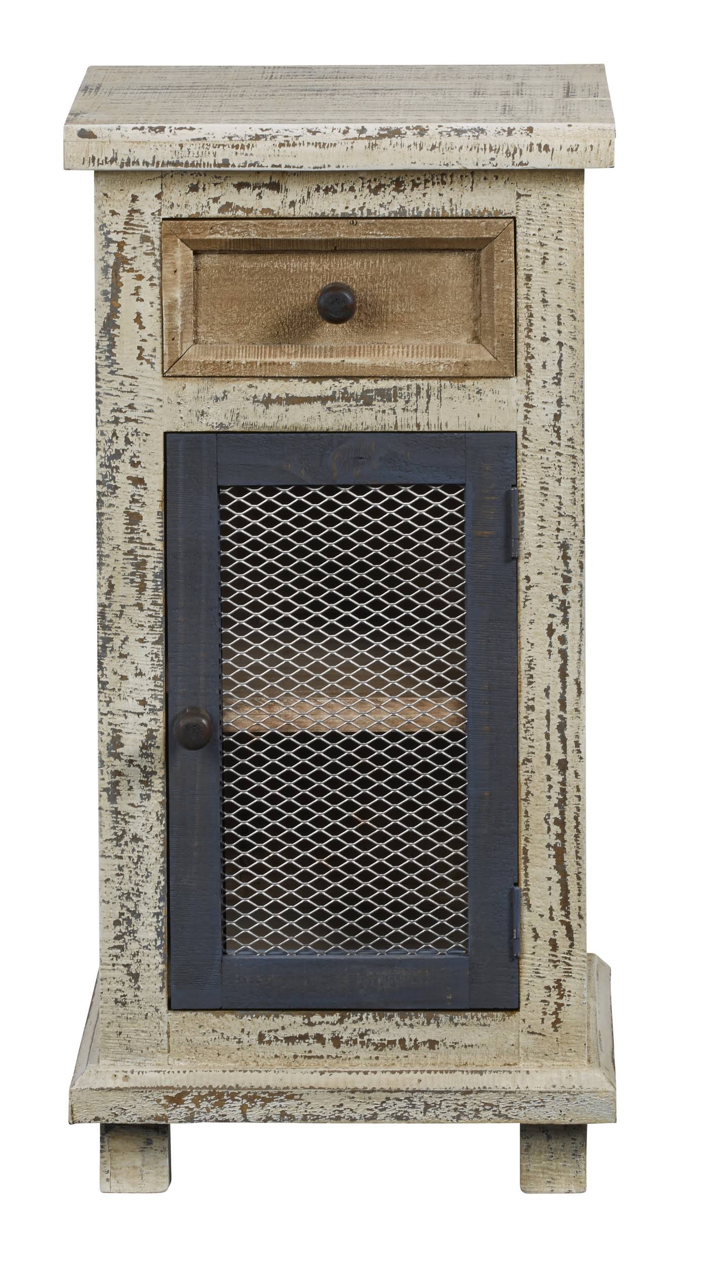 Progressive Furniture Stella Earth Tones Small Chairside Cabinet