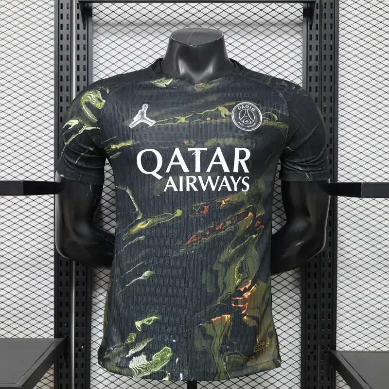 Paris Saint Germain Player Version PSG Jordan Night Edition Shirt 2025-26