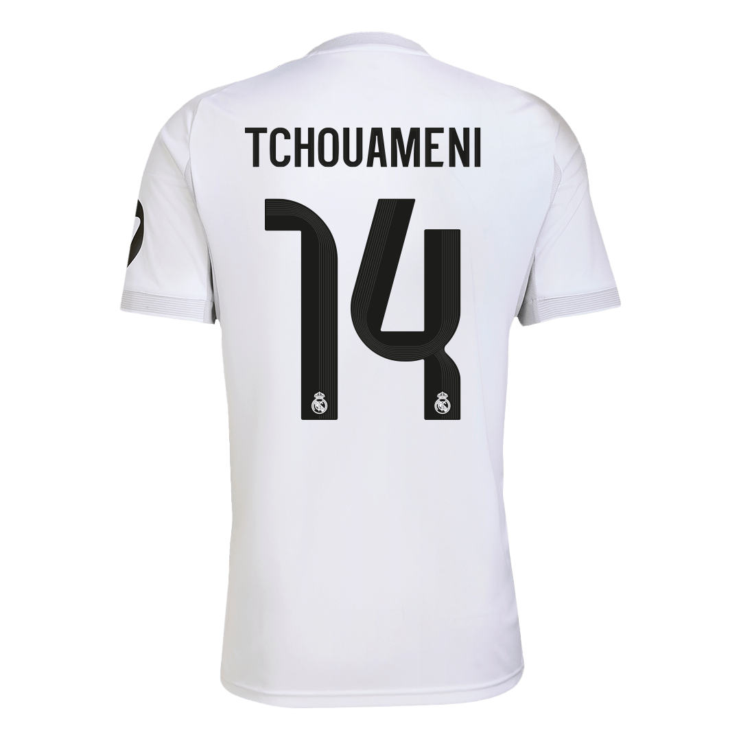 TCHOUAMENI #14 Real Madrid Home Soccer Jersey 2025/26